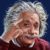 Illustration du profil de Albert Einstein